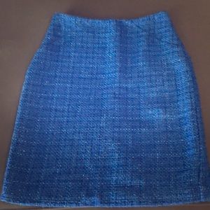Sparkly royal blue pencil skirt! Boutique!